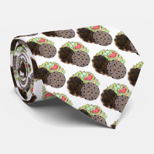 カレーヤギ米とピーズジャマイカカリブの食品 ネクタイ