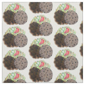 カレーヤギ米とピーズジャマイカカリブの食品 ファブリック (見本)