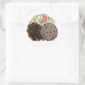 カレーヤギ米とピーズジャマイカカリブの食品 ラウンドシール (バッグ)