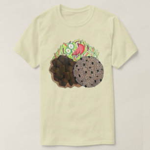 カレーヤギ米とピーズジャマイカカリブの食品 Tシャツ