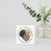 カレーヤゴライス&ピーズジャマイカフードレストラン スクエア名刺 (スタンド正面)