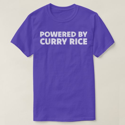カレーライスを使ったカレー – Japan National Dish Tシャツ (デザイン正面)