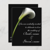 カレーリリー 招待状 (正面/裏面)