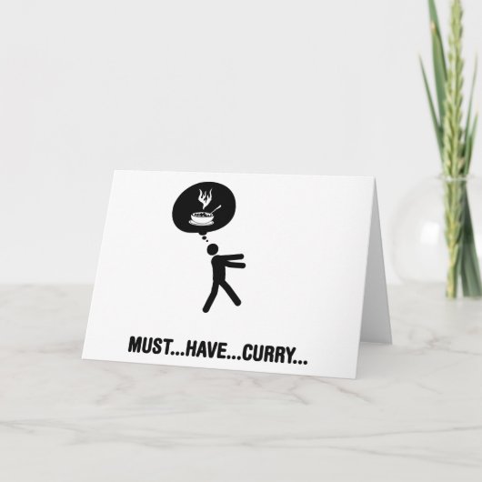 カレー好き カード (正面)