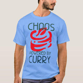 カレー愛好家のためのカオスパワー Tシャツ