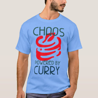 カレー愛好家のためのカオスパワー Tシャツ