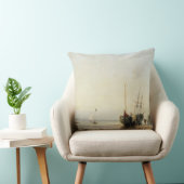 カレー桟橋、c.1823-24 (パネルの油) クッション (椅子)