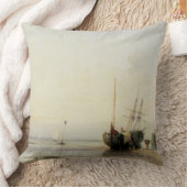 カレー桟橋、c.1823-24 (パネルの油) クッション (ブランケット)