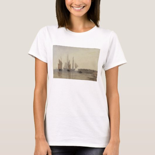 カレー港への入り口, 1829 (w/c, pen & ink, tシャツ (正面)