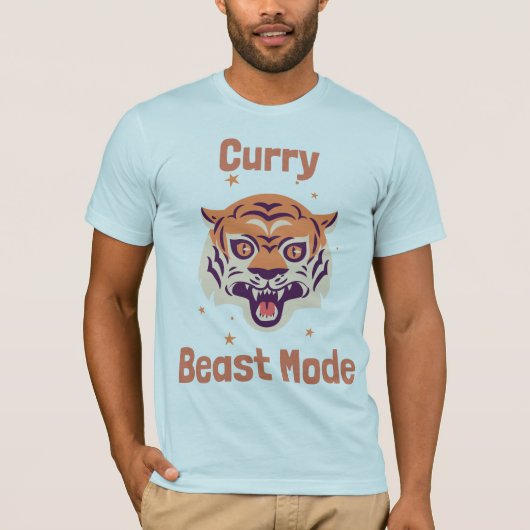 カレー野獣モード カレー好き Tシャツ (正面)