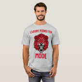 カレー・モンスター・モード カレー好き Tシャツ (正面フル)