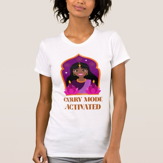 カレー・モード・アクティベート カレー好き Tシャツ (正面)