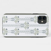 カロの花とカールのパターン Case-Mate iPhoneケース (裏面(横))