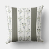 カロの花とカール柄が小さい クッション (裏面)