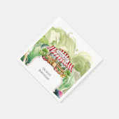 カロカラフルット農家市場誕生日 スタンダードカクテルナプキン (角)