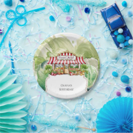 カロカラフルット農家市場誕生日 ペーパープレート