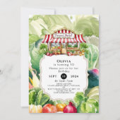 カロカラフルット農家市場誕生日 招待状 (正面)