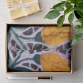 カロクサイスタイルの刺繍を施したルックウォーターユリ 薄葉紙 (ギフト)