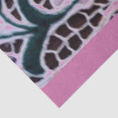 カロクサイスタイルの刺繍を施したルックウォーターユリ 薄葉紙 (詳細)