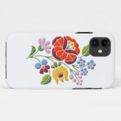 カロクサ刺繍ハンガリーフォークアート Case-Mate iPhoneケース (裏面(横))