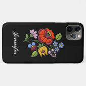 カロクサ刺繍ハンガリーフォークアート Case-Mate iPhoneケース (裏面(横))