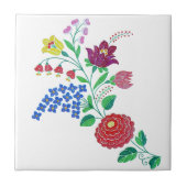 カロサイの花茎 タイル (正面)