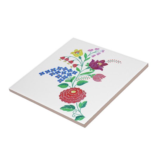 カロサイの花茎 タイル (側面)