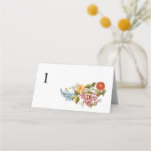 カロスタイリッシュクサイの花-名前を追加 プレイスカード (裏面)