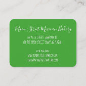 カロタデリモンメキシカンケーキシェフベーカリー食品 名刺 (裏面)