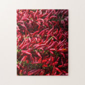 カロッサの町のスパイシーな赤いチリ ジグソーパズル (縦)