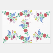 カロッサフラワーズハンガリーフォークアートガーデン ラッピングペーパーシート (正面2)