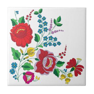 カロッサ刺繍 タイル