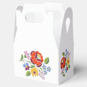 カロッサ刺繍 – ハンガリーフォークアートのモチーフ フェイバーボックス (オープン)