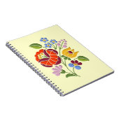 カロッサ刺繍 – ハンガリーフォークアート ノートブック (右側)