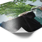 カロナ、アイオワ衣類線と干し草を置く フォトプリント            (角)