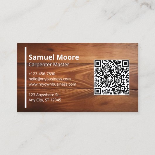 カロブモダン大工 名刺 (正面)