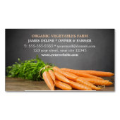 カロモダンット/フオーガニックァーム マグネット名刺 (正面)