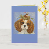 カロライナのウォレンのカードを持つキャバリエのシャーロット カード (黄色い花)