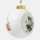 カロライナのカメの鳩、ジョンの込み合いによるアメリカの鳥 セラミックボールオーナメント (左)