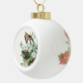 カロライナのカメの鳩、ジョンの込み合いによるアメリカの鳥 セラミックボールオーナメント (右)