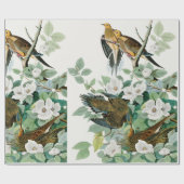 カロライナのカメの鳩、ジョンの込み合いによるアメリカの鳥 ラッピングペーパー (フラット)