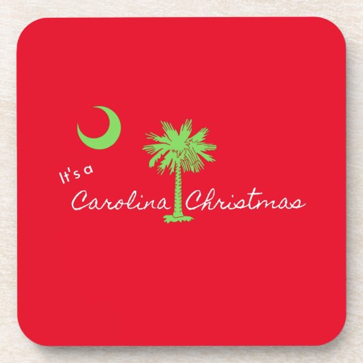 カロライナのクリスマスサウスカロライナの休日 コースター (正面)