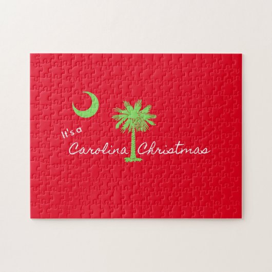 カロライナのクリスマスサウスカロライナの休日 ジグソーパズル (横)