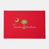 カロライナのクリスマスサウスカロライナの休日 ドアマット (正面)