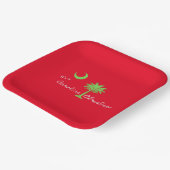 カロライナのクリスマスサウスカロライナの休日 ペーパープレート (傾斜あり)