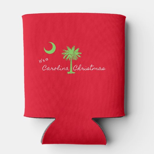 カロライナのクリスマスサウスカロライナの休日 缶クーラー (裏面)