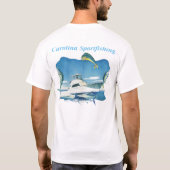 カロライナのスポーツフィッシング Tシャツ (裏面)