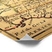 カロライナのパノラママップ ポスター (角)