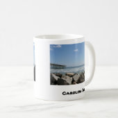 カロライナのビーチのマグ コーヒーマグカップ (正面右)