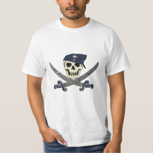 カロライナの海賊海賊旗のTシャツ Tシャツ